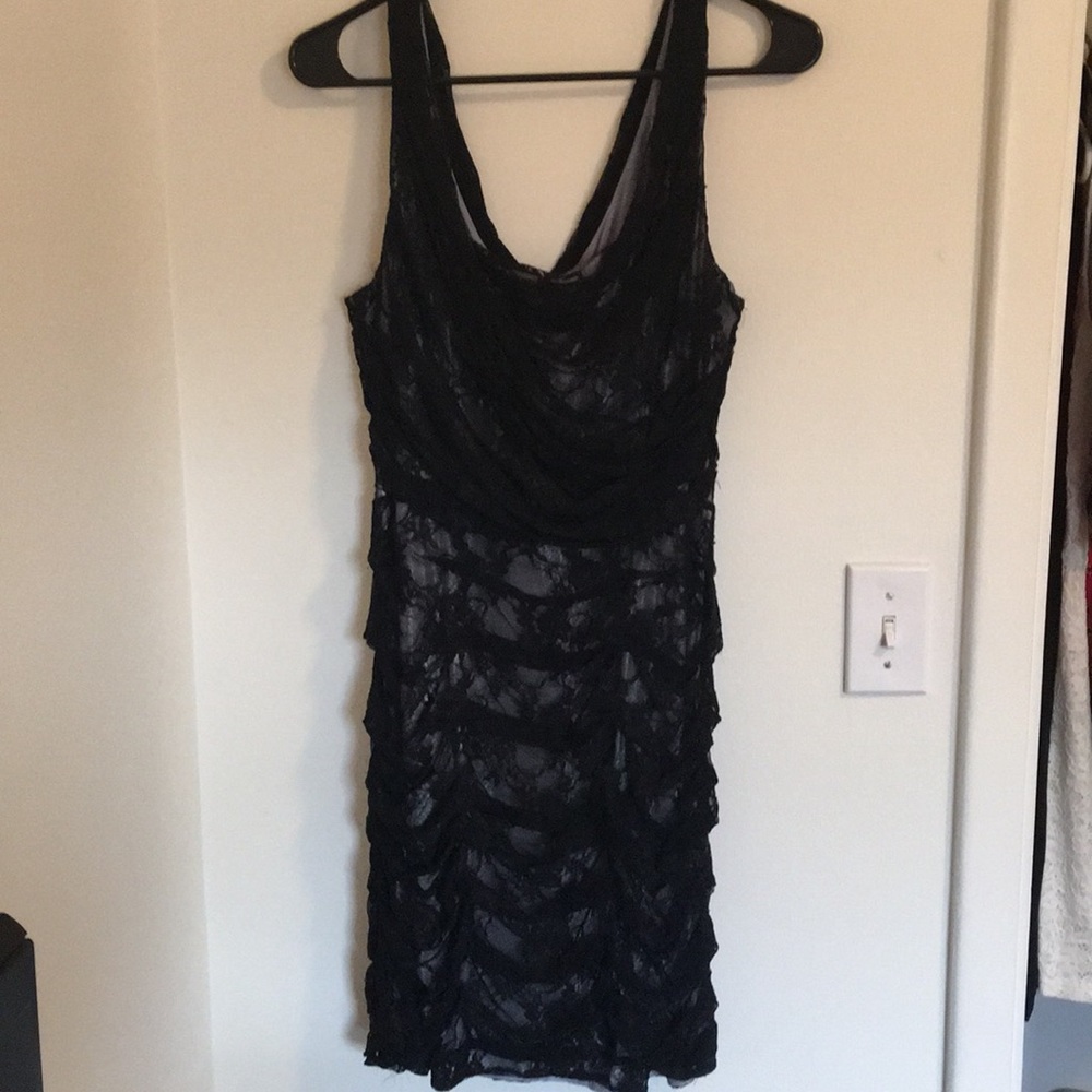 Express black party dress